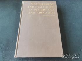 Measurement And Evaluation In Psychology And Education 心理学与教育测量与评估  1962年