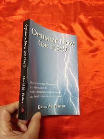 Optimize Now (or Else!): How to Leverage     （小16开） 【详见图】