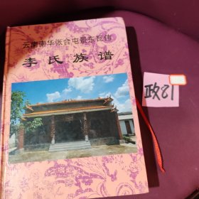 云南南华张合屯景东瓦伟李氏族谱