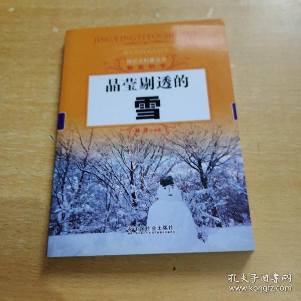 探究式科普丛书·物质科学：晶莹剔透的雪