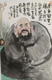 姜志峰，中国美术家协会会员，天津市十佳青年美术家，天津美术家协会会员，北京工笔重彩画会会员，天津市青年美术家协会会员，天津理工大学艺术学院客座教授。 画芯：45x68cm，