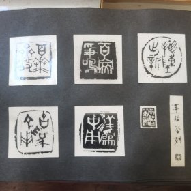 李骆公刻印谱照片