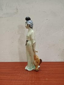渔女*非常精美的石湾瓷塑像摆件