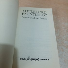 Little Lord Fauntleroy: Frances Hodgson Burnett