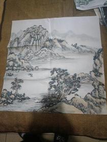 无款画