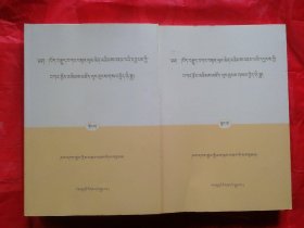 俱舍论详注所依及阿毗达摩思想发展史 上下册（藏文）