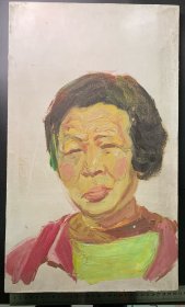 布面油画，带框，人物像，中年妇女，很忧郁，尺寸30*50cm，布面油画带框，可以做装饰画，拿回家可以直接挂起来。
