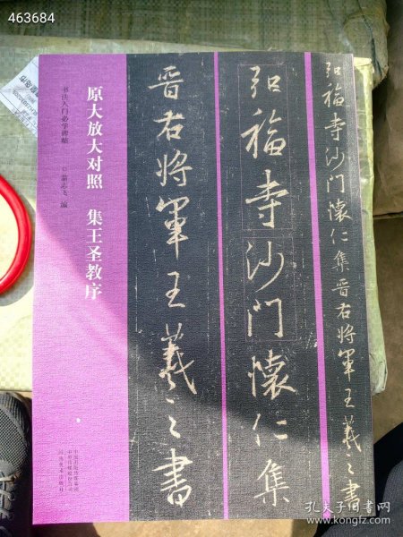 正版原大放大对照 集王圣教序。河南美术出版社。原价68特价35元6号狗院（库存15）9787540158095