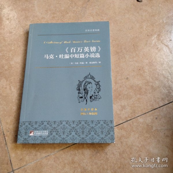 百万英镑 马克·吐温中短篇小说选 世界名著典藏 名家全译本 外国文学畅销书