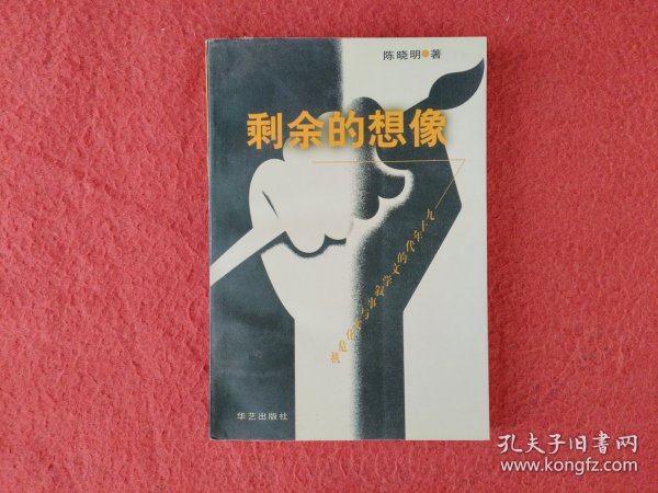 剩余的想象:九十年代的文学叙事与文化危机【钤印签赠本】实物拍图