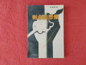 剩余的想象:九十年代的文学叙事与文化危机【钤印签赠本】实物拍图