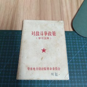 对敌斗争政策（学习文件）