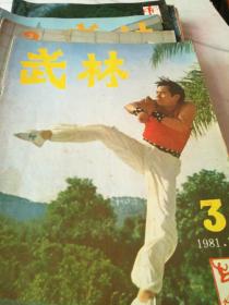 武林1981年(7，9，11)，1982年(6，8)，1985年(1一12期少6，10，11)共14册合售