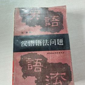 汉语语法问题