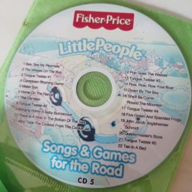 平价CD：儿童英文歌曲集《Fisher Price （费雪）1～6》六片散装光盘合售