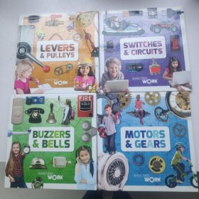 英文原版精装绘本：MOTORS&GEARS、LEVERS&PULLEYS、BUZZERS&BELLS、SWITCHES&CIRCUITS（4本全）