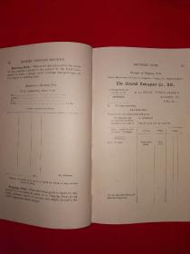 稀见孤本丨Modern business routine（全一册精装版）1925年英文原版老书，存世量极少！详见描述和图片