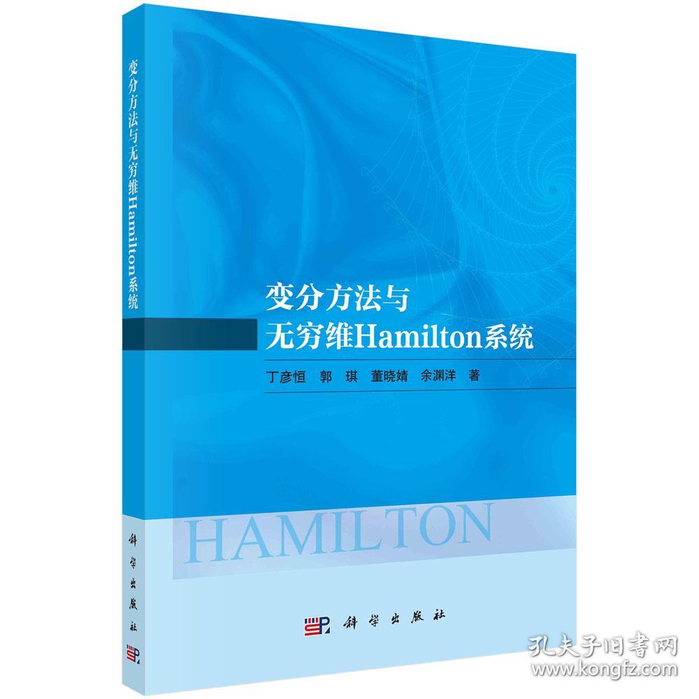 现货正版 平装胶订 变分方法与无穷维Hamilton系统 丁彦恒 郭琪 董晓婧 余渊洋 科学出版社 9787030754714