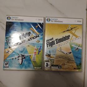 游戏光盘 flight simulator X  微软模拟飞行10 豪华版及扩展包 共5dvd