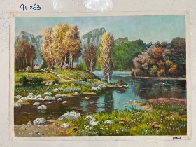 朝鲜油画 功勋艺术家 韩正育 作品