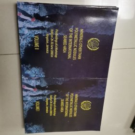 MINERALS OTHER THAN POLYMETALLIC NODULES OF THEINTERNANAL SEABED AREA Proceedings of a Workshop held on 26-30 June 2000 in Kingston,Jamaica VOLUME I volume 11两本合售，内部海底区域多金属结核以外的矿物