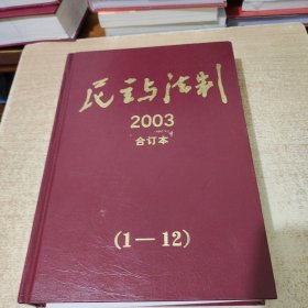 民主与法制合订本2003年1-12精装