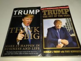 两本英文原版的TRUMP特朗普有关的书合售