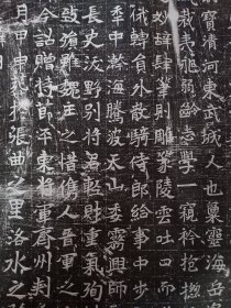 【魏碑精品】魏故持节平东将军齐州刺史东武伯张使君之墓志拓片 君讳徹，字明宝，清河东武城人也。禀灵海岳，资性烟霞。志局淹详，风裁夷昶。弱龄志学，一窥衿抱。揔五辨之奥旨，撮百家之妙辞。肆笔则雕篆陵云，吐口而雌黄暎席。出身奉朝请，俄转员外散骑侍郎、给事中、步兵校尉、廷尉正。正光五年中，澣海腾波，天山委雾。兴师而命将薄伐朔方，为征北长史、沃野别将。轻财重气，殉节忘躯。书法精美，保真包原拓。