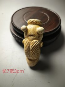 鸡骨白玉蝉挂件