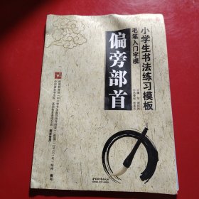 小学生书法练习模板：毛笔入门字模（套装共3册）