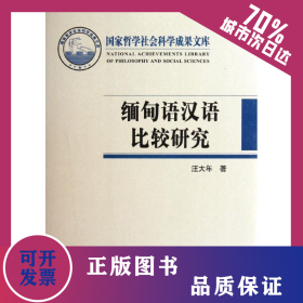 緬甸語(yǔ)漢語(yǔ)比較研究 9787301202913