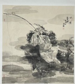 丁一鸣 85/92 镜片 1964年生于上海。1981年入伍，先后在部队俱乐部、展览馆、创作室任职并从事美术创作，历任海军某基地政治部文化干事、俱乐部美术员、海军上海博览馆馆员、东海舰队政治部创作室专职画家、上海书画院副院长。现为中国美术家协会会员，上海书画院执行院长。