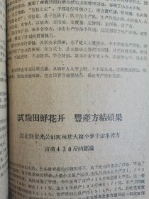 补图…老种子（96）《农业资料集》（12）《小麦生产情况》（6）河南省新乡专区小麦丰产经验：孟县、清丰县、104.5亩指挥田、浚县卫贤公社裴营青年小队、浚县巨桥公社、小河公社、沁阳县城关公社、百泉农专实习农场稻茬麦、阜城大队、内黄井店、安阳曲沟、马庄、沁阳西向公社青年试验场、濮阳县柳屯公社里信大队、封丘黄陵公社海庄大队、南乐县、洑阳县庆祖公社等