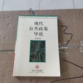 现代公共政策导论