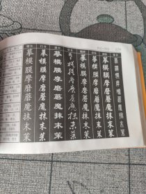 九体书法实用字典