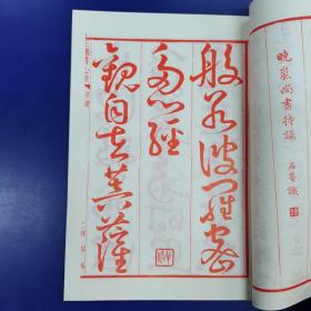 《真行草三体心经 （翁方纲楷书、 刘墉行书、 陈雨锡草书） 90年一版一印 红字版