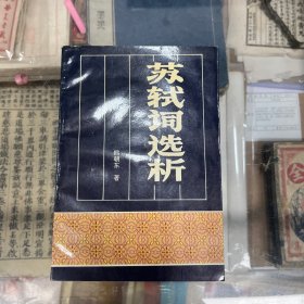 苏轼词选析