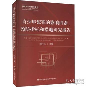 青少年犯罪的影响因素、预防指标和措施研究报告