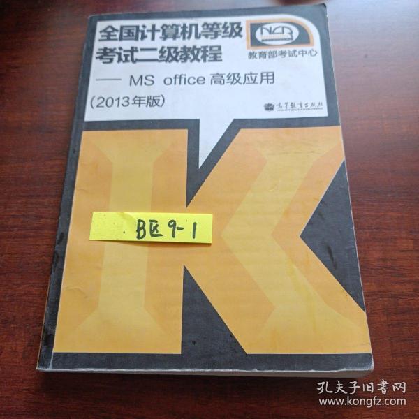 全国计算机等级考试二级教程：MS Office高级应用（2013年版）