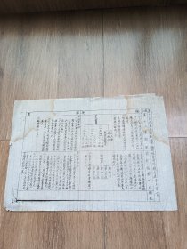 抗战国共合作时期第十八集团军及前新四军编制经费情形报告表民国三十年三月二日。假一赔万，该史料是抗战博物馆及红色收藏者首选之物，十分难得