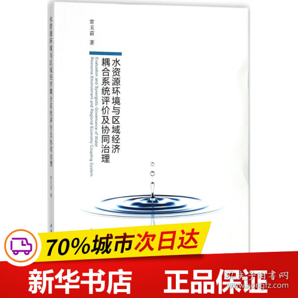 水资源环境与区域经济耦合系统评价及协同治理