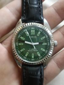 ORIS豪利时绿盘手卷手表