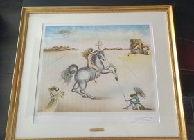 稀少 LADY GODIVA 萨尔瓦多·达利 Dali 原作铜版画 限量300 亲笔签名 附证书 ( 20世纪超现实主义艺术大师 )