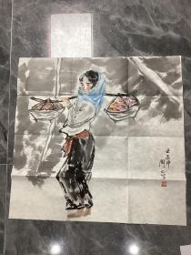 西安美术学院著名油画家周正先生国画作品