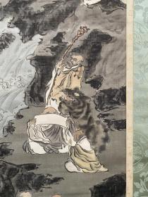 大尺幅 齐白石弟子西晴云（1881-1963）日本画家。本名西村和作，早年师从吉嗣拜山。民国3年（1914年）到中国学习书画，师从齐白石。后受吴昌硕赏识移居上海，并创立上海南画院。