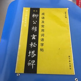 【正版二手】成语及常用词语字帖.辑自 欧阳询九成宫碑 中小学生实用型