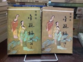 绘图本金瓶梅词话 上下册合售