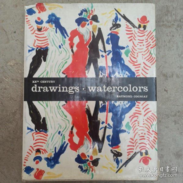 XXth Century Drawings and Watercolors  扉页有签名