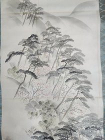 日本名家绘画：横山清晖·书画作品（125*46）（058）