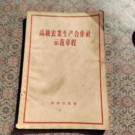 高级农业生产合作社示范章程